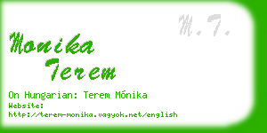 monika terem business card
